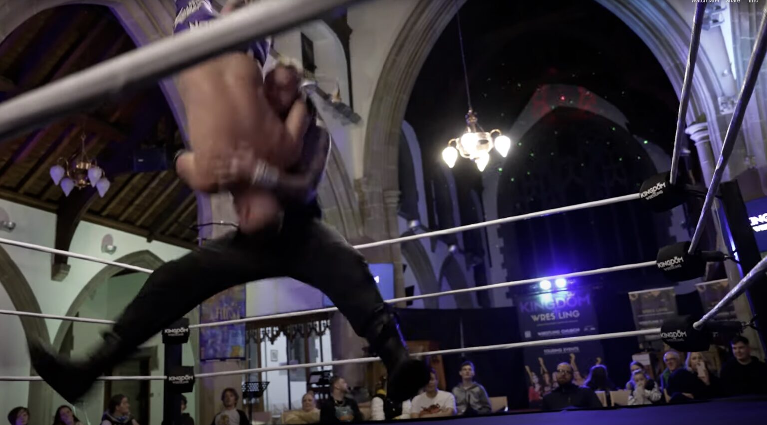 This Church Hosts Live Wrestling In The Middle of Their Sermons
