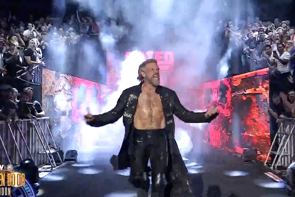 AEW Crowd Sings ‘Metalingus’ So Loud You Can Barely Hear Adam Copeland’s Entrance