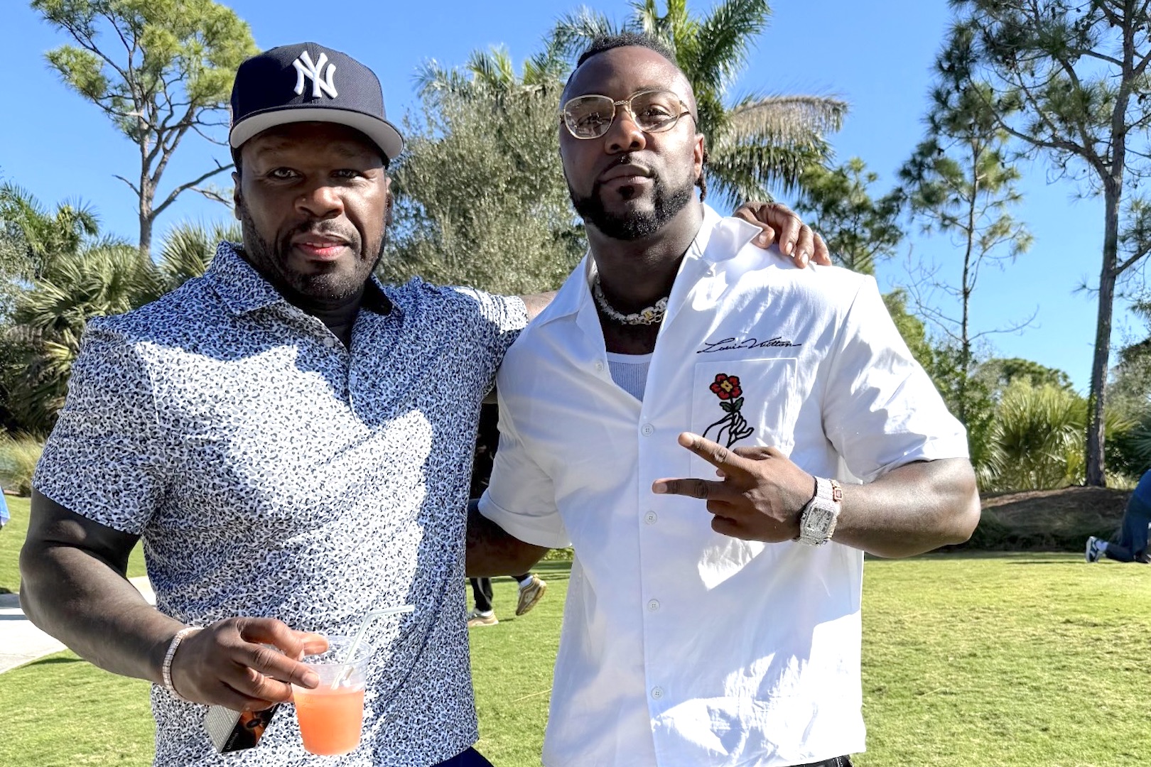 Swerve Strickland on Hanging Out With 50 Cent at Golf Event: ‘He Set Up a DJ Booth on the Green’